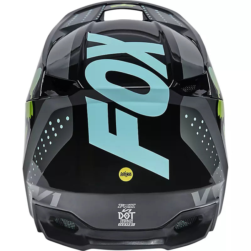 Casco Moto Niño V1 Trice Verde Fox | Casco Moto Fox casco fox racing motocross mtb