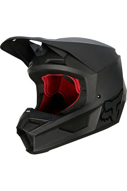 Casco Moto V1 Mate Black Negro Fox | Casco Moto Fox casco fox racing motocross mtb