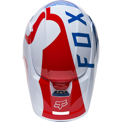 Casco Moto V1 Skew Blanco Fox | Casco Moto Fox casco fox racing motocross mtb