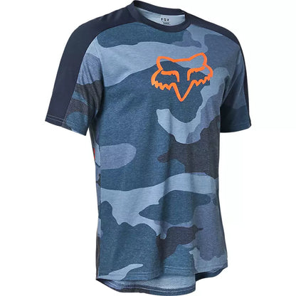 Polera Bicicleta Ranger Drirelease Camo Azul Fox polera bicicleta fox mtb