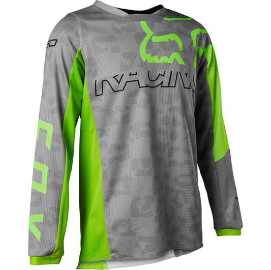 Polera Moto Niña 180 Skew Gris Fox polera moto fox motocross