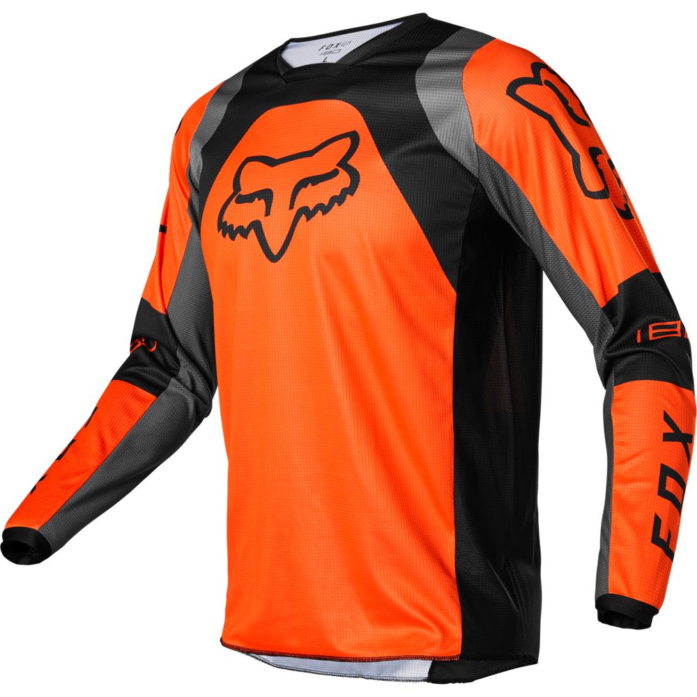 Polera Moto 180 Lux Naranjo Fox polera moto fox motocross