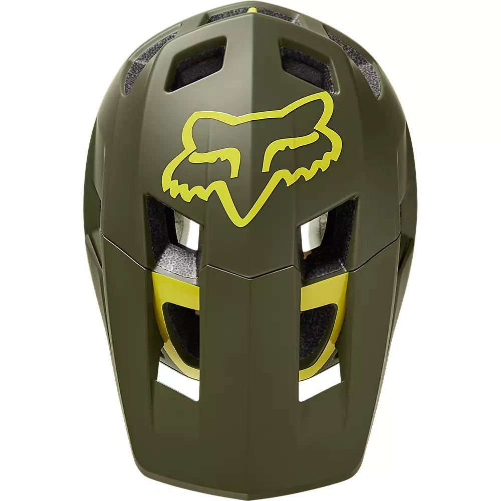 Casco Bicicleta Dropframe Pro Verde Fox | Casco MTB Fox casco fox racing motocross mtb