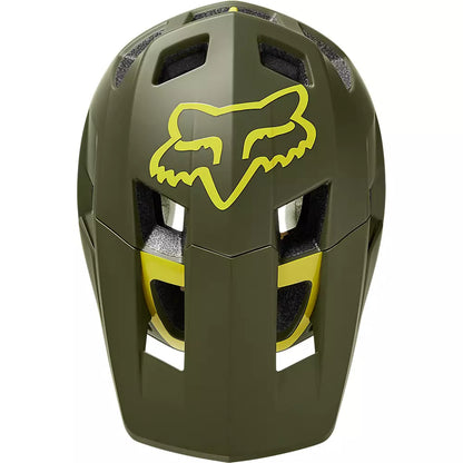 Casco Bicicleta Dropframe Pro Verde Fox | Casco MTB Fox casco fox racing motocross mtb
