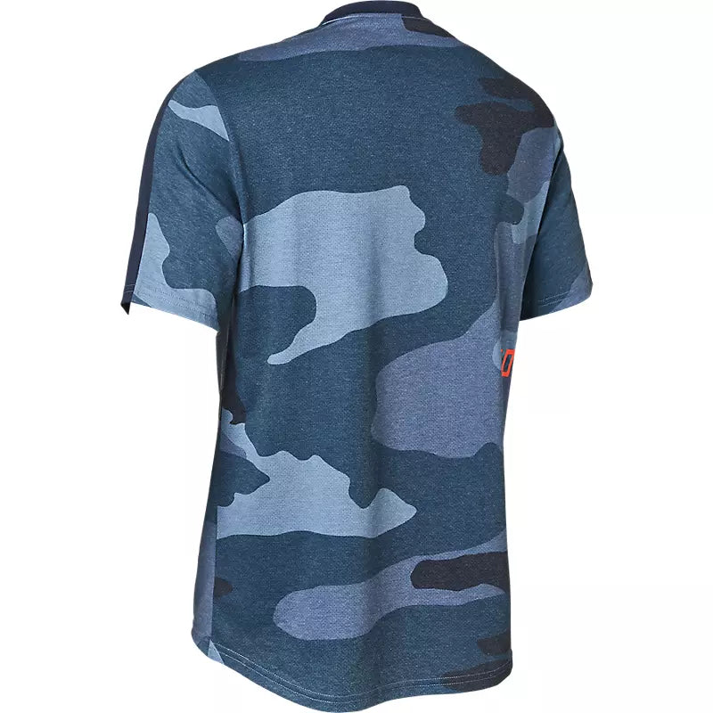Polera Bicicleta Ranger Drirelease Camo Azul Fox polera bicicleta fox mtb