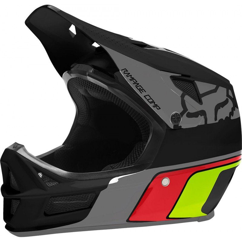 Casco Bicicleta Rampage Comp DRTSRFR Negro Fox | Casco MTB Fox casco fox racing motocross mtb
