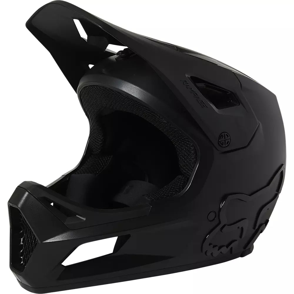 Casco Bicicleta Rampage Negro Fox | Casco MTB Fox casco fox racing motocross mtb