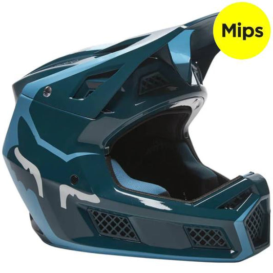 Casco Bicicleta Rampage Pro Carbon Mips Azul Fox | Casco MTB Fox casco fox racing motocross mtb