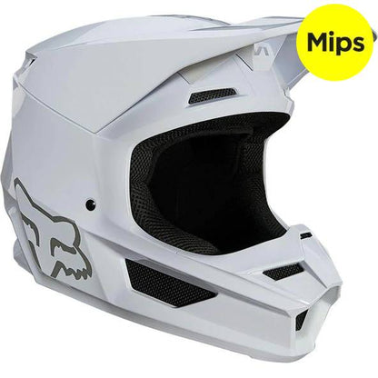 Casco Moto V1 Plaic Blanco Fox | Casco Moto Fox casco fox racing motocross mtb