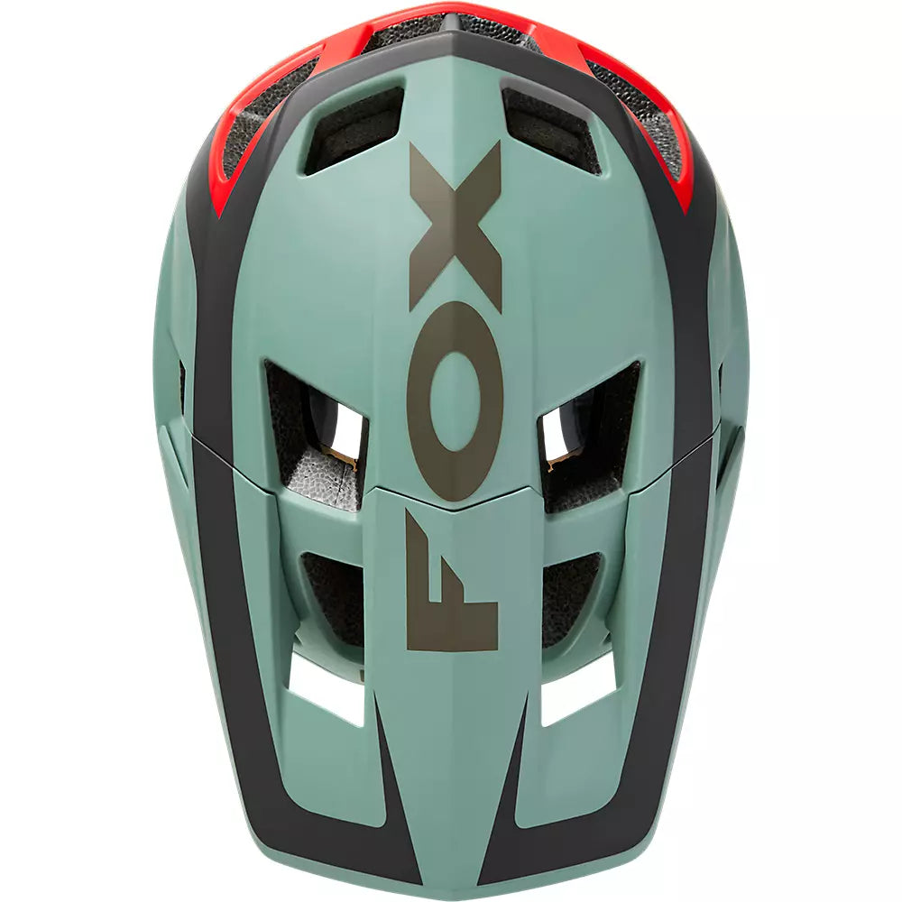 Casco Bicicleta Dropframe Pro Dvide Verde Fox | Casco MTB Fox casco fox racing motocross mtb
