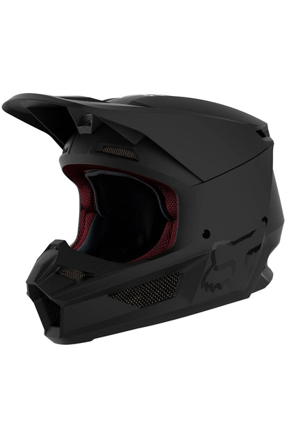 Casco Moto V1 Niño Negro Mate Fox | Casco Moto Fox casco fox racing motocross mtb