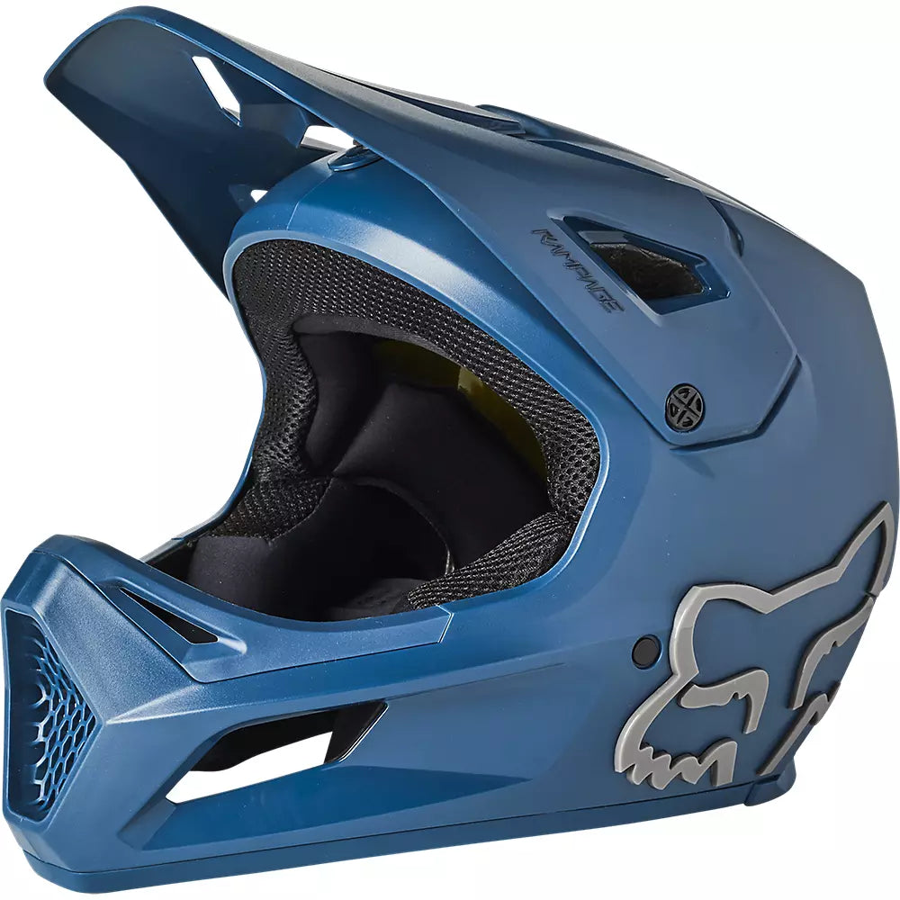 Casco Bicicleta Niño Rampage Azul Fox | Casco MTB Fox casco fox racing motocross mtb