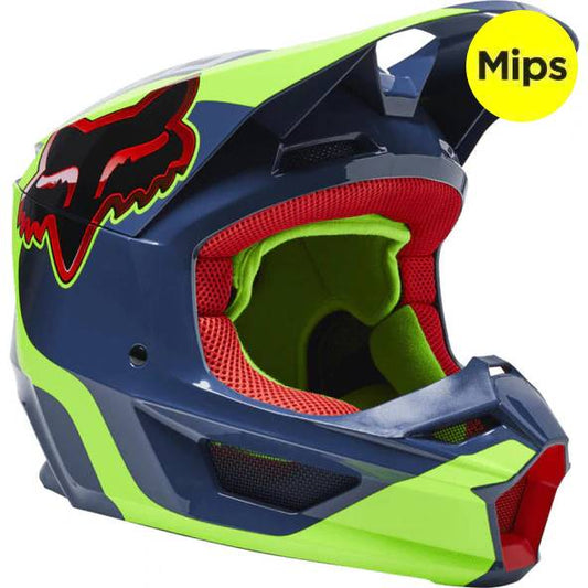 Casco Moto Niño V1 Venz Azul Fox | Casco Moto Fox casco fox racing motocross mtb