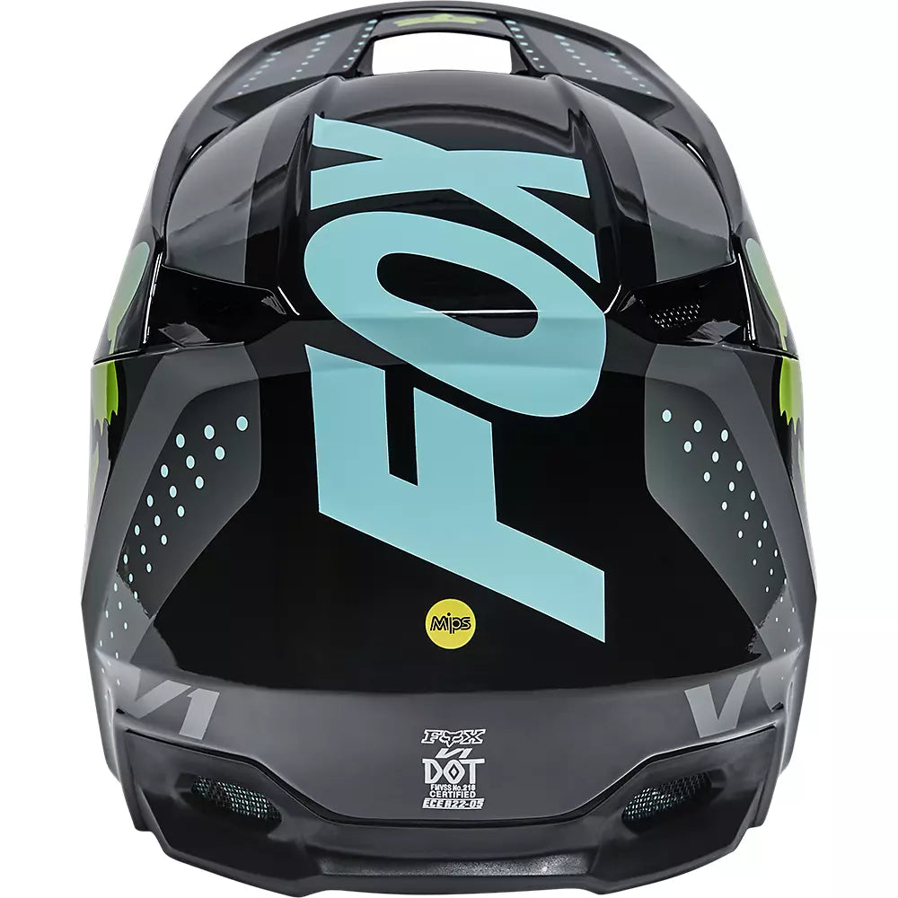 Casco Moto V1 Trice Verde Fox | Casco Moto Fox casco fox racing motocross mtb
