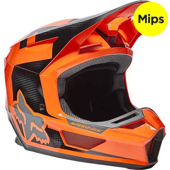 Casco Moto V2 Dier Naranjo Fox | Casco Moto Fox casco fox racing motocross mtb