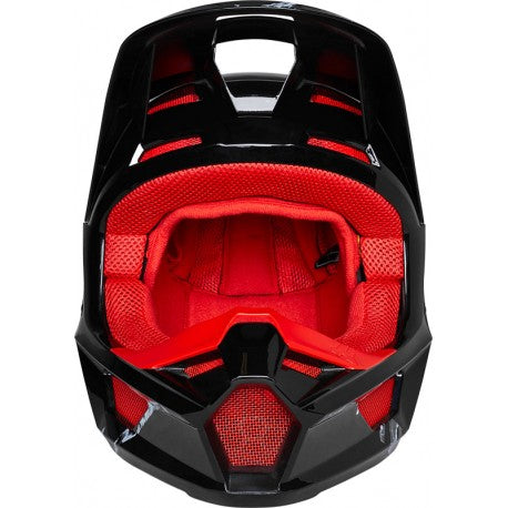 Casco Moto V1 Karrera Ece Negro/Rojo Fox | Casco Moto Fox casco fox racing motocross mtb