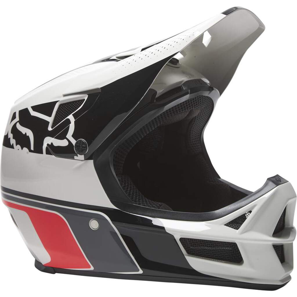 Casco Bicicleta Rampage Comp DRTSRFR Gris/Negro Fox | Casco MTB Fox casco fox racing motocross mtb