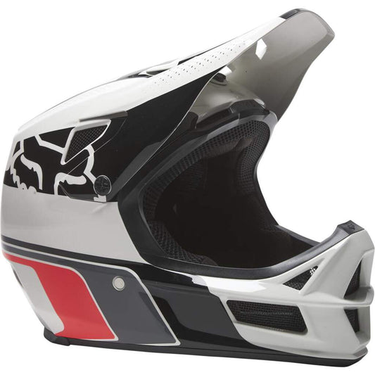 Casco Bicicleta Rampage Comp DRTSRFR Gris/Negro Fox | Casco MTB Fox casco fox racing motocross mtb