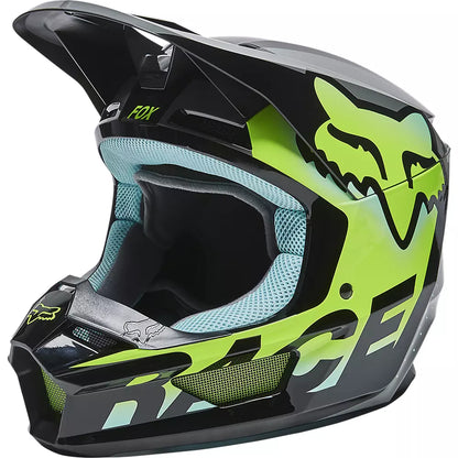 Casco Moto V1 Trice Verde Fox | Casco Moto Fox casco fox racing motocross mtb