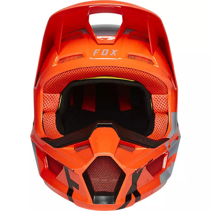 Casco Moto Niño V1 Skew Naranjo Fox | Casco Moto Fox casco fox racing motocross mtb