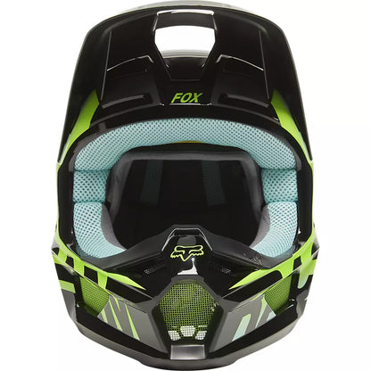 Casco Moto V1 Trice Verde Fox | Casco Moto Fox casco fox racing motocross mtb