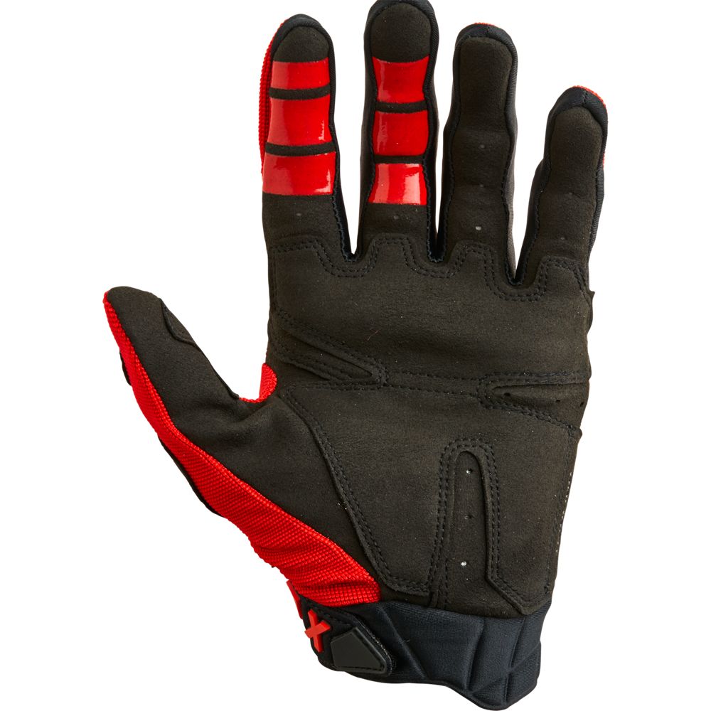 Guantes Moto Bomber Rojo Fox - imagen 2