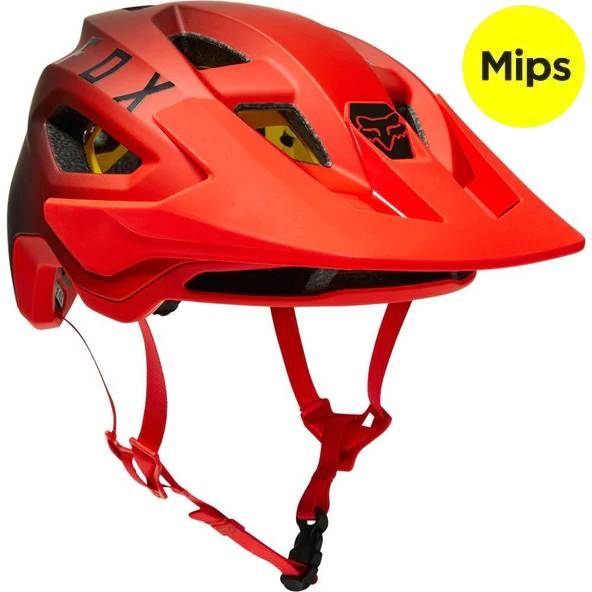 Casco Bicicleta Speedframe Mips CE Rojo/Negro Fox | Casco MTB Fox casco fox racing motocross mtb