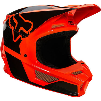 Casco Moto V1 Niño Revn Flo Naranjo Fox | Casco Moto Fox casco fox racing motocross mtb