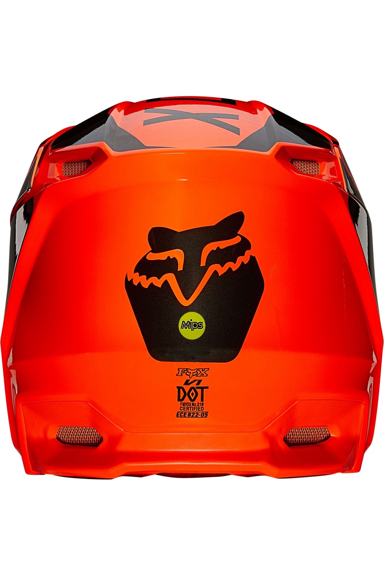 Casco Moto V1 Niño Revn Flo Naranjo Fox | Casco Moto Fox casco fox racing motocross mtb