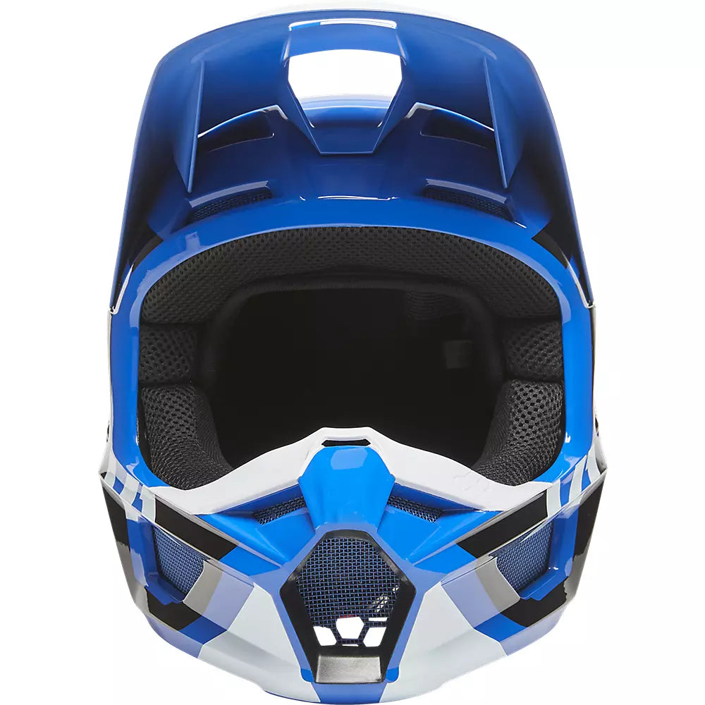 Casco Moto V1 Lux Azul Fox | Casco Moto Fox casco fox racing motocross mtb