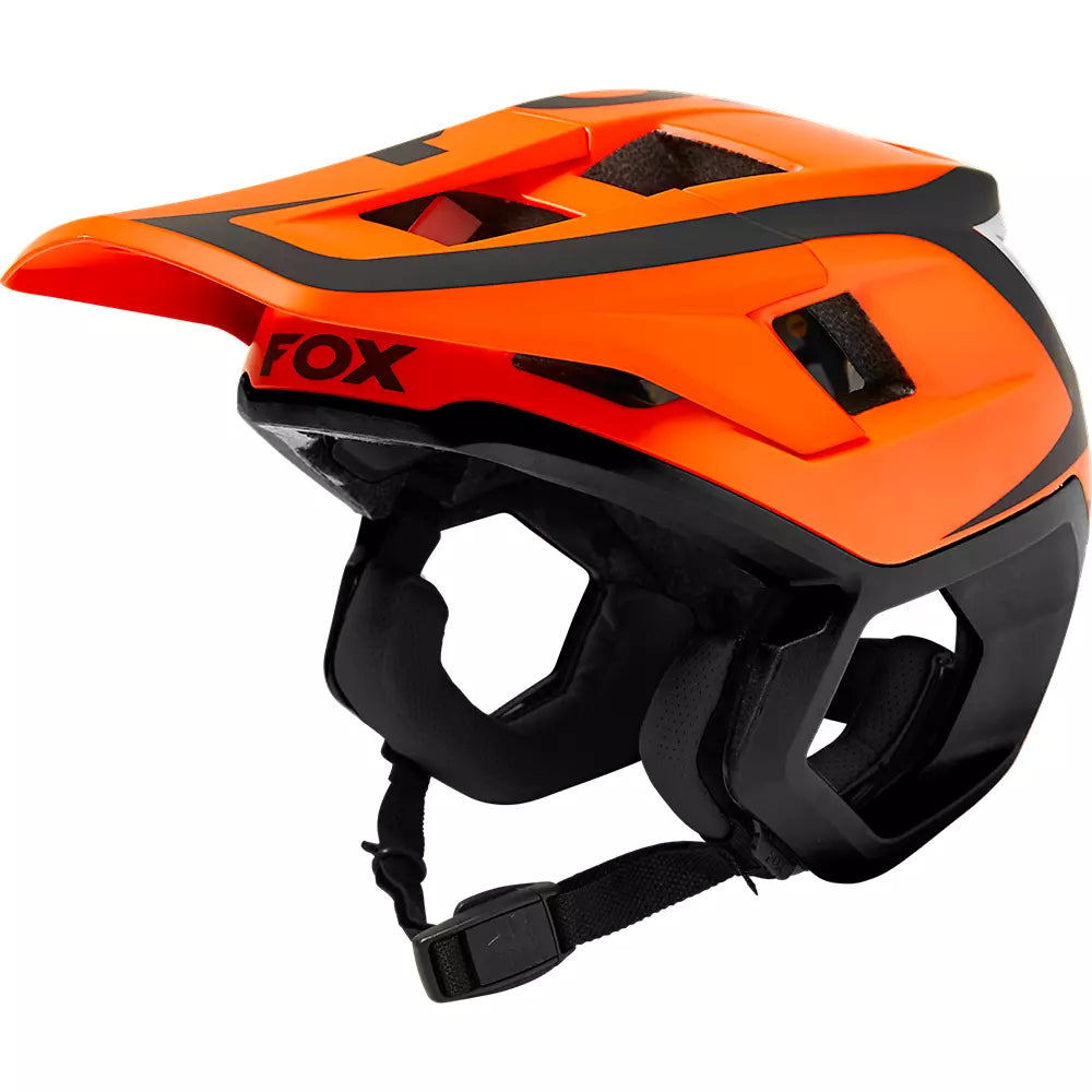 Casco Bicicleta Dropframe Pro Dvide Naranjo Fox | Casco MTB Fox casco fox racing motocross mtb