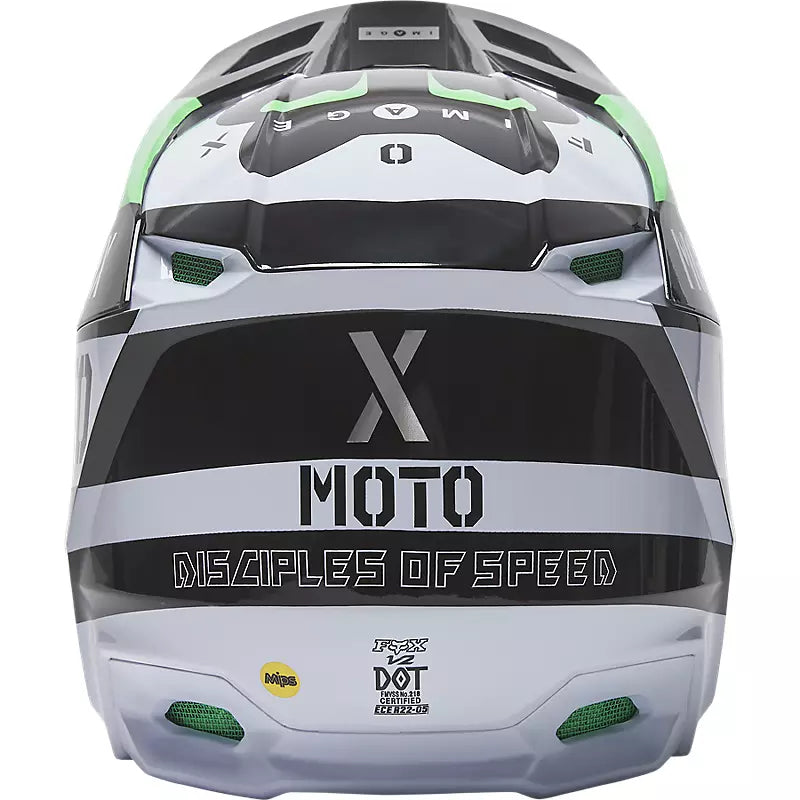 Casco Moto V2 Nobyl Blanco/Negro Fox | Casco Moto Fox casco fox racing motocross mtb