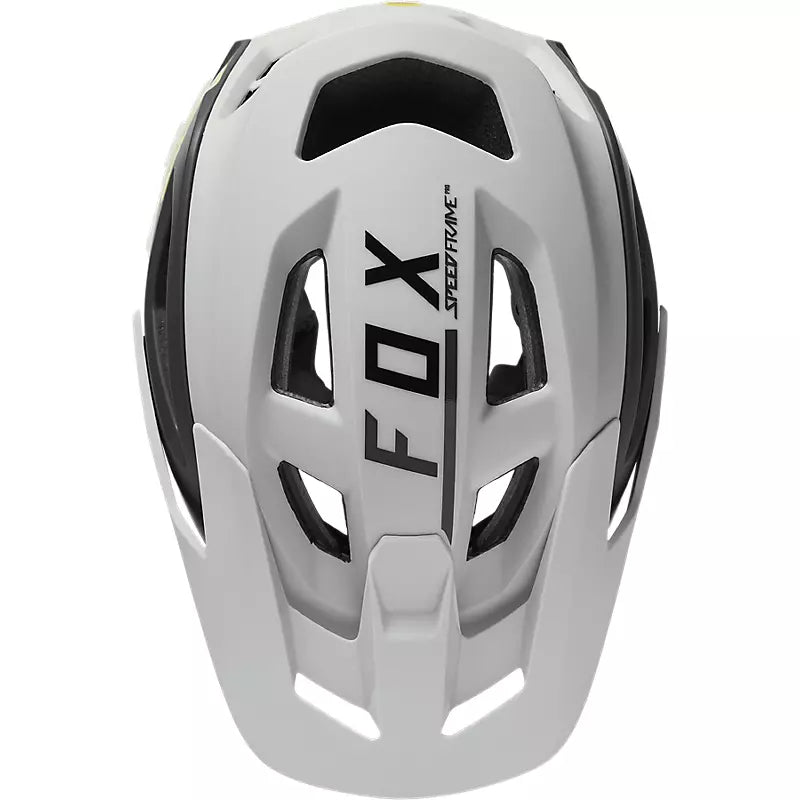 Casco Bicicleta Speedframe Pro Blocked Blanco Fox | Casco MTB Fox casco fox racing motocross mtb