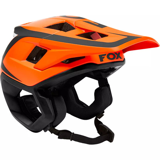 Casco Bicicleta Dropframe Pro Dvide Naranjo Fox | Casco MTB Fox casco fox racing motocross mtb