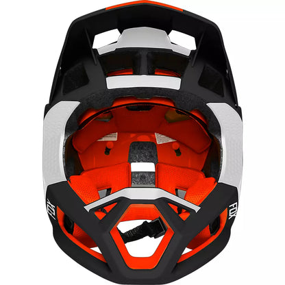 Casco Bicicleta Proframe Blocked Negro/Naranjo Fox | Casco MTB Fox casco fox racing motocross mtb