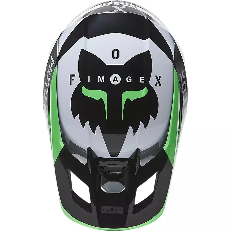 Casco Moto V2 Nobyl Blanco/Negro Fox | Casco Moto Fox casco fox racing motocross mtb