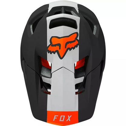 Casco Bicicleta Proframe Blocked Negro/Naranjo Fox | Casco MTB Fox casco fox racing motocross mtb