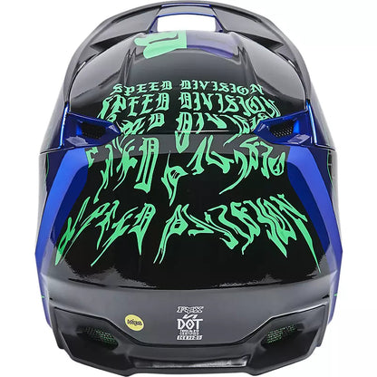 Casco Moto V1 Peril Azul Fox | Casco Moto Fox casco fox racing motocross mtb