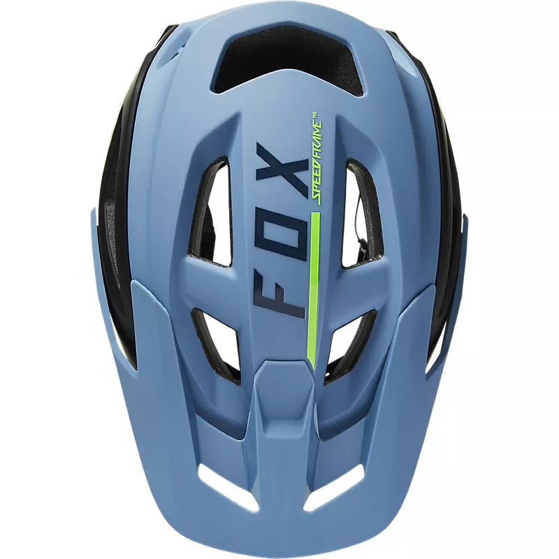 Casco Bicicleta Speedframe Pro Blocked Azul Fox | Casco MTB Fox casco fox racing motocross mtb