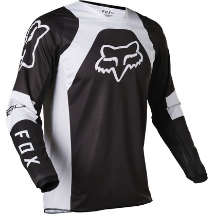Polera Moto 180 Lux Negro/Blanco Fox polera moto fox motocross
