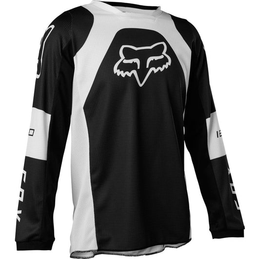 Polera Moto Niño 180 Lux Negro Fox polera moto fox motocross