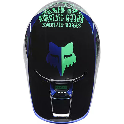Casco Moto V1 Peril Azul Fox | Casco Moto Fox casco fox racing motocross mtb