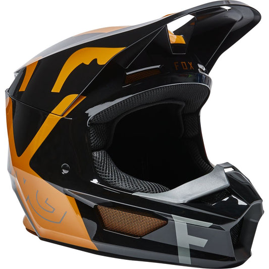 Casco Moto V1 Skew Negro Fox | Casco Moto Fox casco fox racing motocross mtb