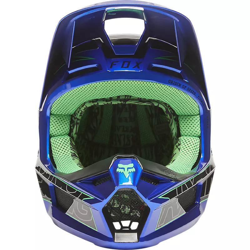 Casco Moto V1 Peril Azul Fox | Casco Moto Fox casco fox racing motocross mtb