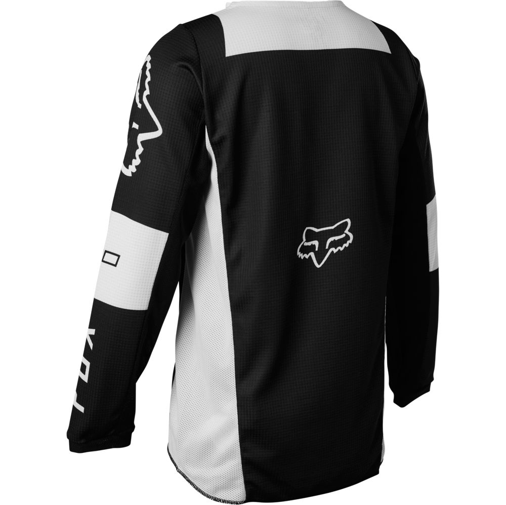 Polera Moto Niño 180 Lux Negro Fox polera moto fox motocross