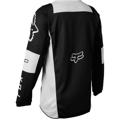 Polera Moto Niño 180 Lux Negro Fox polera moto fox motocross