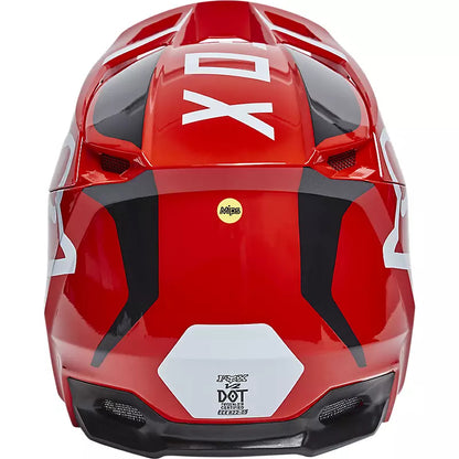 Casco Moto V2 Merz Rojo Fox | Casco Moto Fox casco fox racing motocross mtb