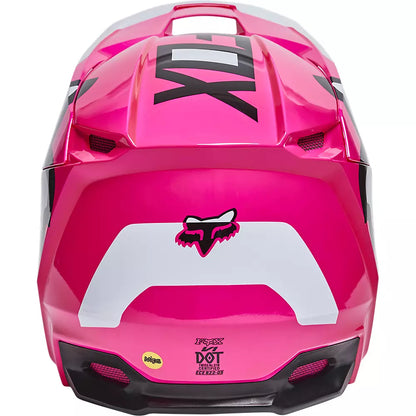 Casco Moto Niño V1 Lux Rosado Fox | Casco Moto Fox casco fox racing motocross mtb