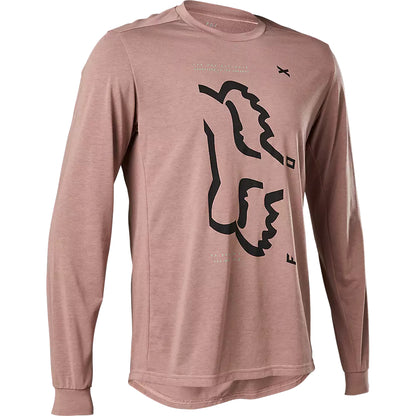 Polera Bicicleta Ranger Drirelease® Manga Larga Morado Fox polera bicicleta fox mtb