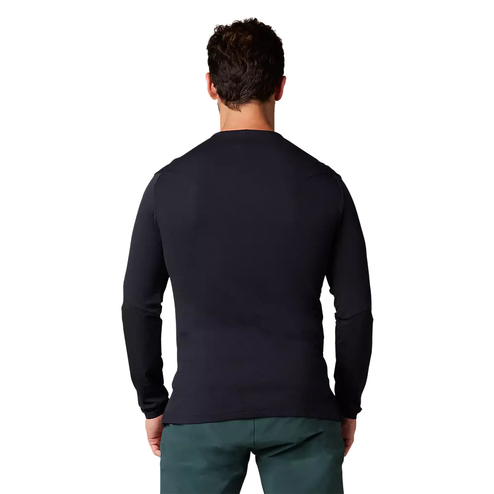 Polera Bicicleta Flexair Pro Manga Larga Negro Fox polera bicicleta fox mtb